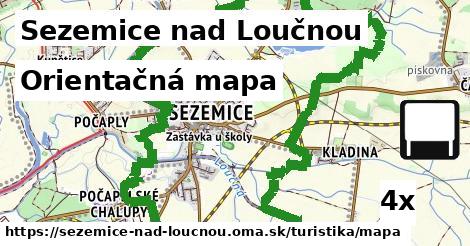 orientačná mapa v Sezemice nad Loučnou