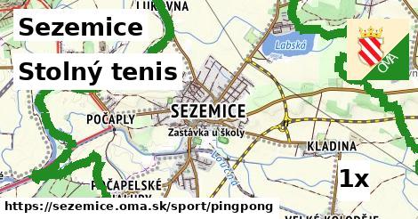 Stolný tenis, Sezemice