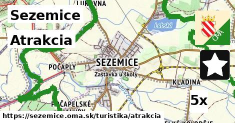 Atrakcia, Sezemice