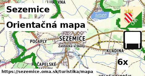 Orientačná mapa, Sezemice