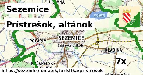 Prístrešok, altánok, Sezemice