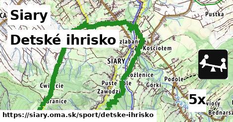 Detské ihrisko, Siary