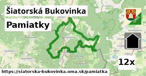 pamiatky v Šiatorská Bukovinka