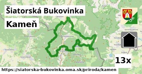 kameň v Šiatorská Bukovinka