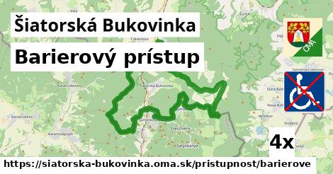 Barierový prístup, Šiatorská Bukovinka