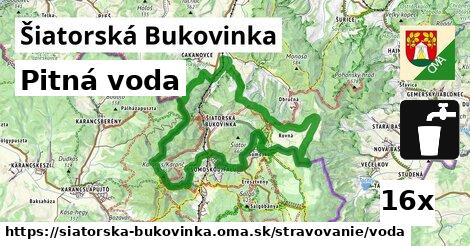 pitná voda v Šiatorská Bukovinka