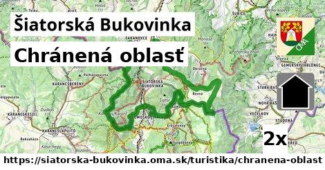 chránená oblasť v Šiatorská Bukovinka