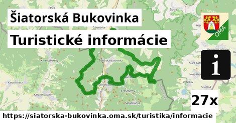 Turistické informácie, Šiatorská Bukovinka