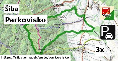 Parkovisko, Šiba