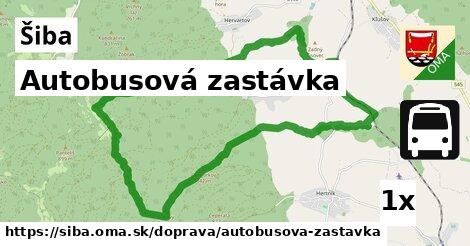 Autobusová zastávka, Šiba