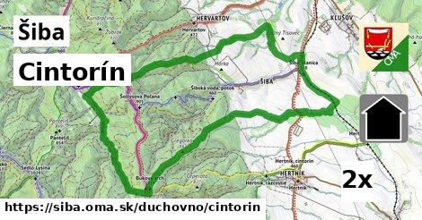 Cintorín, Šiba