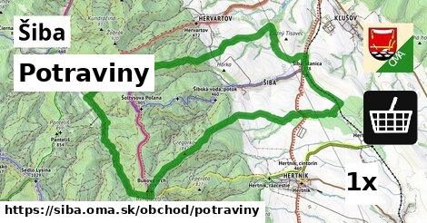 Potraviny, Šiba