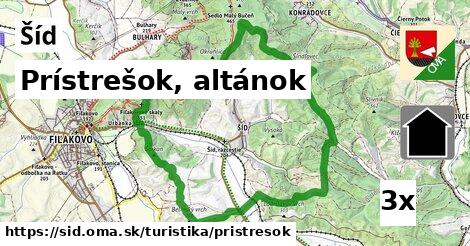 prístrešok, altánok v Šíd