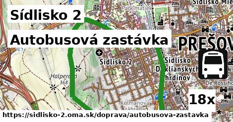 Autobusová zastávka, Sídlisko 2