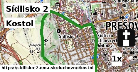 Kostol, Sídlisko 2