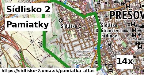 pamiatky v Sídlisko 2