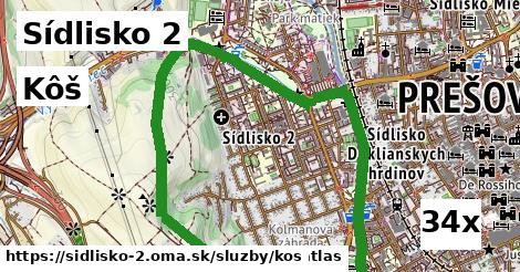 Kôš, Sídlisko 2