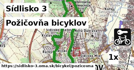 požičovňa bicyklov v Sídlisko 3