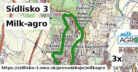 Milk-agro, Sídlisko 3