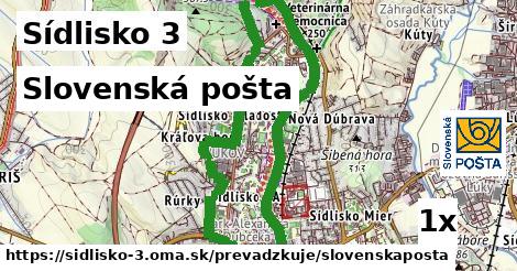 Slovenská pošta, Sídlisko 3