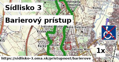 Barierový prístup, Sídlisko 3