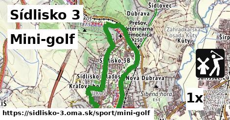 Mini-golf, Sídlisko 3