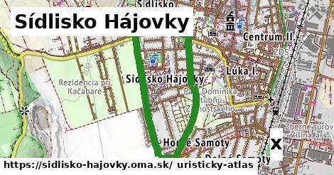 Parkovisko, Sídlisko Hájovky