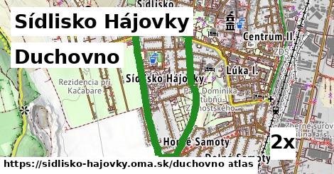 duchovno v Sídlisko Hájovky