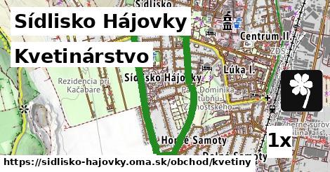 Kvetinárstvo, Sídlisko Hájovky