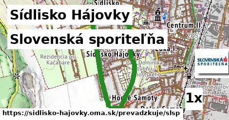 Slovenská sporiteľňa, Sídlisko Hájovky