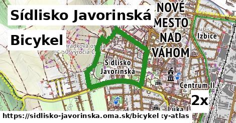 bicykel v Sídlisko Javorinská