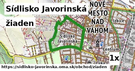 žiaden, Sídlisko Javorinská