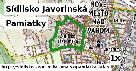 pamiatky v Sídlisko Javorinská