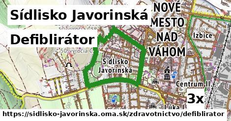 defiblirátor v Sídlisko Javorinská