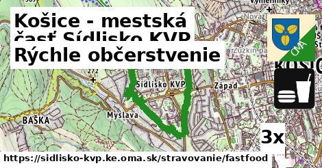 Všetky body v Košice - mestská časť Sídlisko KVP