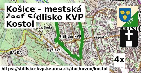 Kostol, Košice - mestská časť Sídlisko KVP