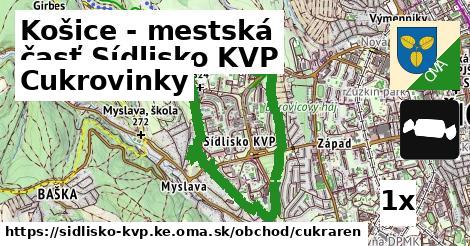 cukrovinky v Košice - mestská časť Sídlisko KVP