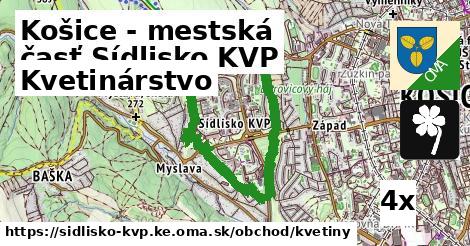 Kvetinárstvo, Košice - mestská časť Sídlisko KVP