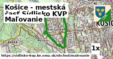 Maľovanie, Košice - mestská časť Sídlisko KVP