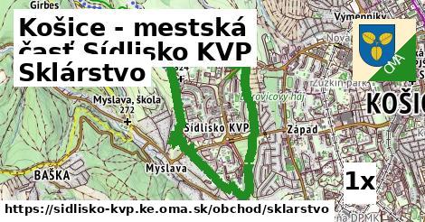 sklárstvo v Košice - mestská časť Sídlisko KVP