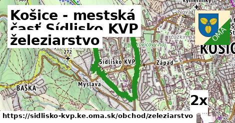 železiarstvo, Košice - mestská časť Sídlisko KVP