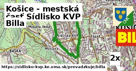 Billa, Košice - mestská časť Sídlisko KVP