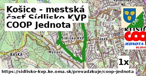 COOP Jednota, Košice - mestská časť Sídlisko KVP