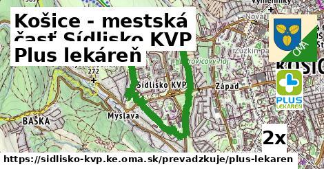 Plus lekáreň, Košice - mestská časť Sídlisko KVP