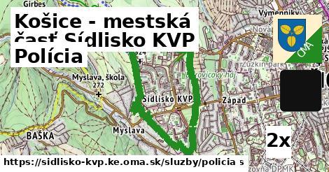 polícia v Košice - mestská časť Sídlisko KVP