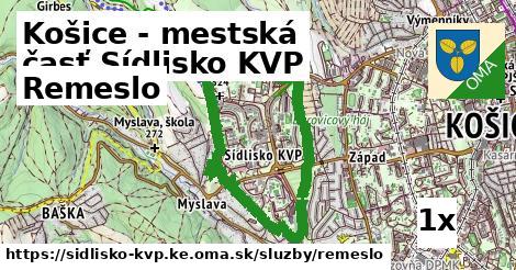 remeslo v Košice - mestská časť Sídlisko KVP