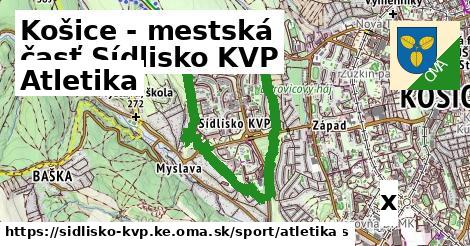 Atletika, Košice - mestská časť Sídlisko KVP