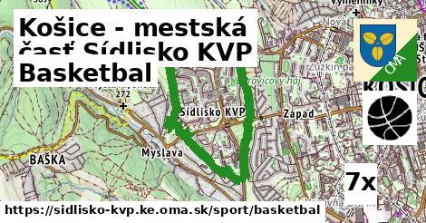 Basketbal, Košice - mestská časť Sídlisko KVP