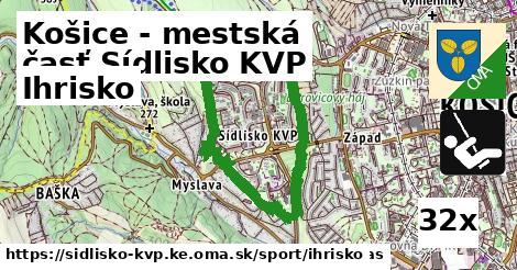 Ihrisko, Košice - mestská časť Sídlisko KVP