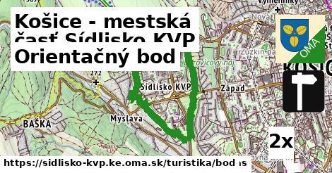 Orientačný bod, Košice - mestská časť Sídlisko KVP